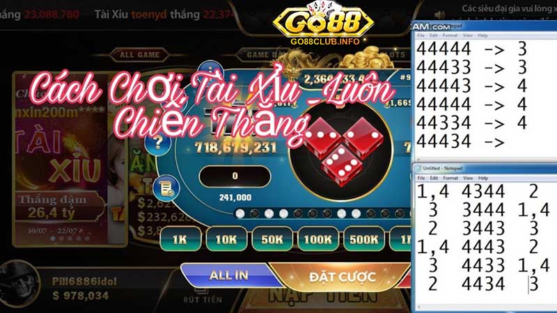 Cách soi cầu tài xỉu hiệu quả
